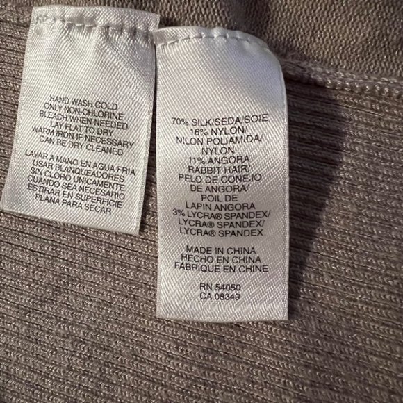 Jones New York Collection silk/angora blend cardigan - Picture 8 of 9